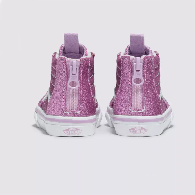 VANS Glitter Sk8-hi Zip Paars (VN0A4BV1LLC)