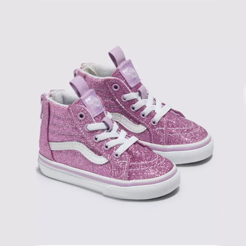 VANS Glitter Sk8-hi Zip Paars (VN0A4BV1LLC)