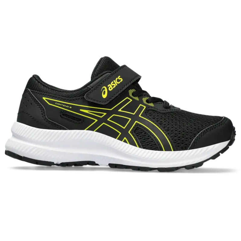 Asics Contend 8 Ps Black/Bright Yellow (1014A258.009)