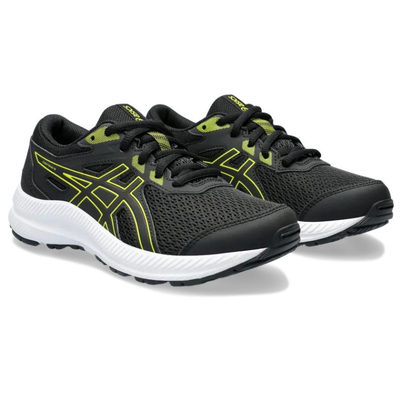 Asics Contend 8 Gs Black/Bright Yellow (1014A259.009)