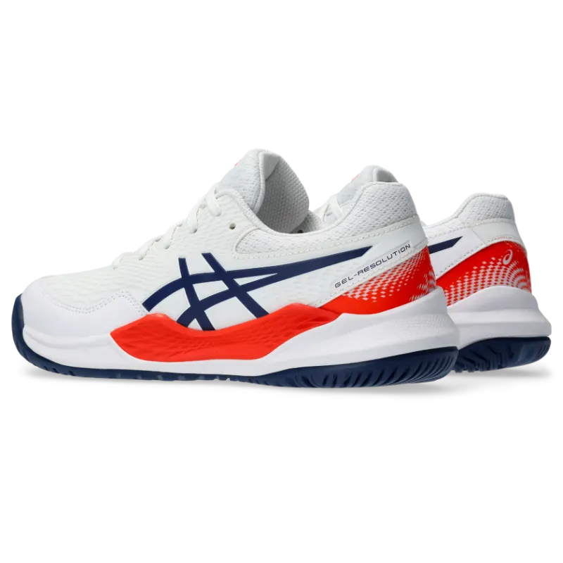 Asics Gel-resolution 9 Gs White/Blue Expanse (1044A067.103)