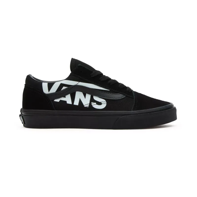 VANS Old Skool Met Logo Voor Jongeren Zwart (VN0A5EE6MCG)
