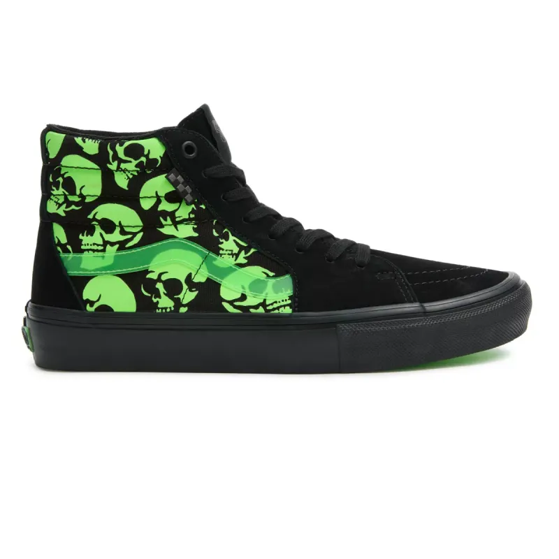 VANS Skate Sk8-hi Glow Skulls Groen (VN0A5FCC5QW)