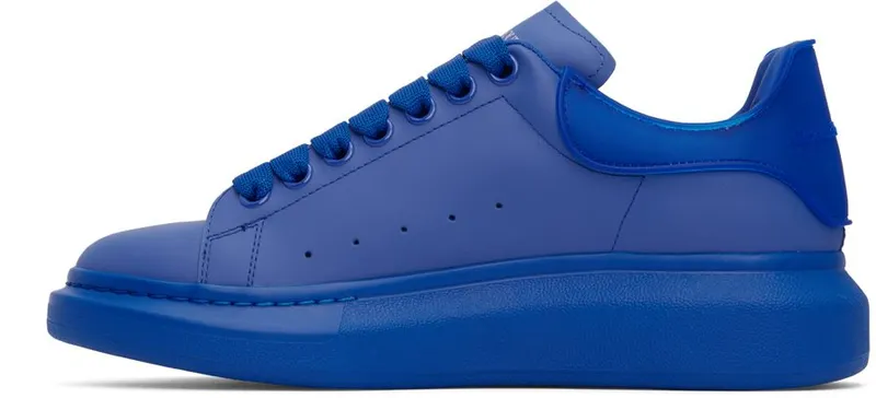 Alexander McQueen Blue Oversized Sneakers (727394WICGT)