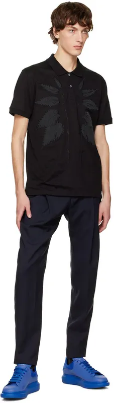 Alexander McQueen Blue Oversized Sneakers (727394WICGT)