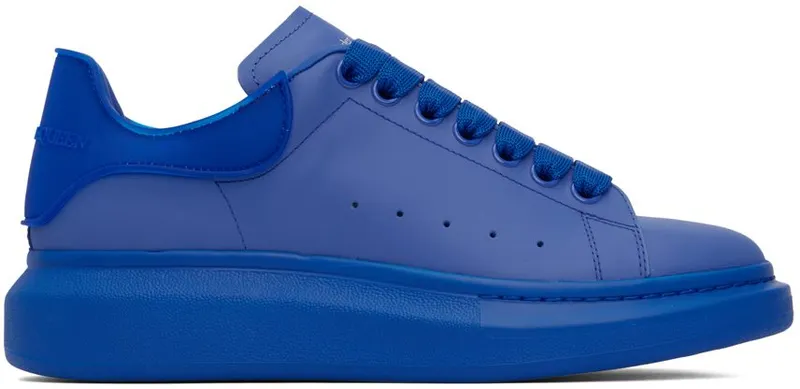 Alexander McQueen Blue Oversized Sneakers (727394WICGT)