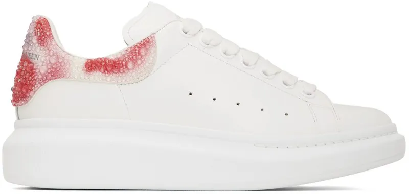 Alexander McQueen White Oversized Sneakers (730085WICY4)