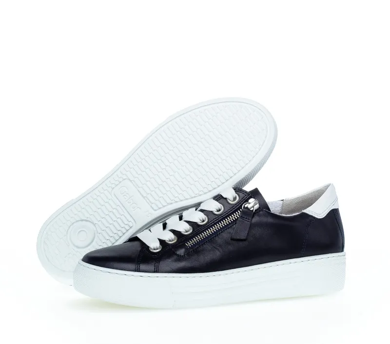 Gabor Lage sneakers Blauw (46.465.66)