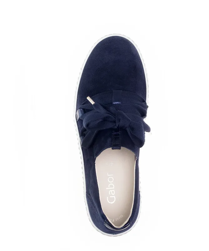 Gabor Lage sneakers Blauw (43.333.16)