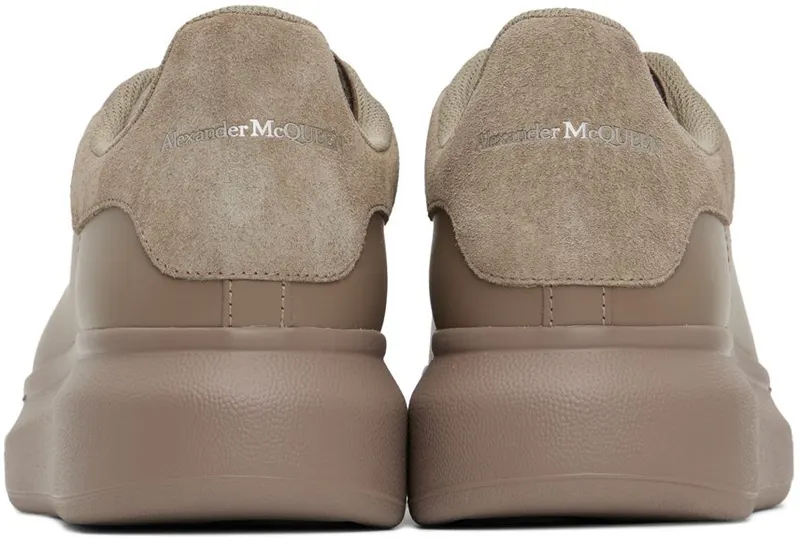 Alexander McQueen Taupe Oversized Sneakers (734216WHZNC)