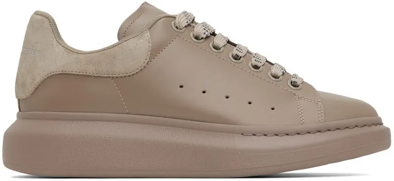 Alexander McQueen Taupe Oversized Sneakers (734216WHZNC)