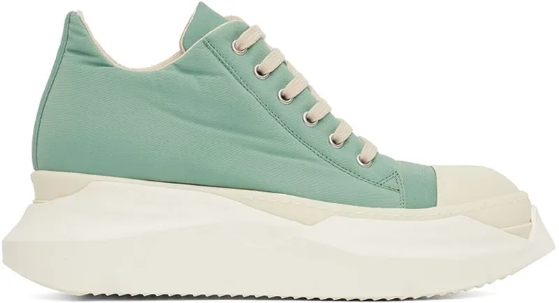Rick Owens Drkshdw Blue & Off-White Aqua Low Sneakers (DU02B4842 MU)