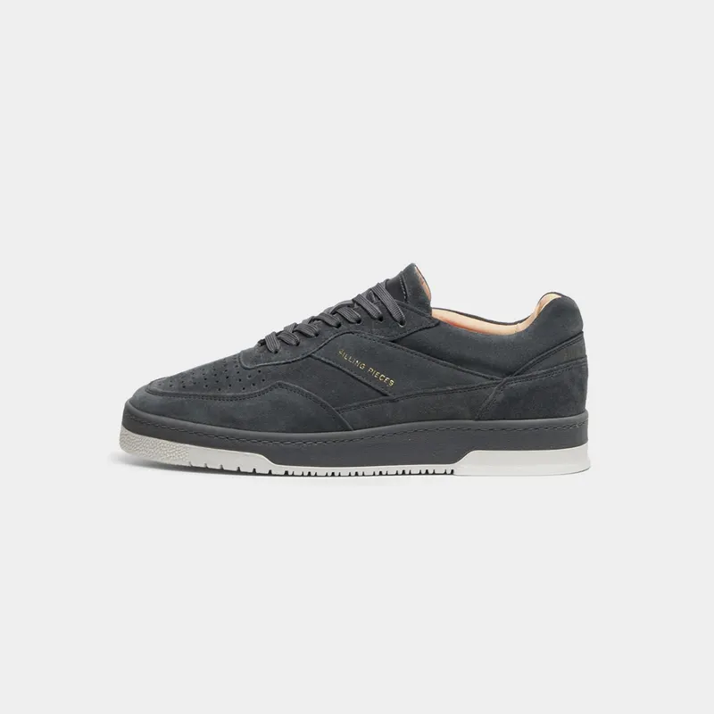 Filling Pieces Ace Suede Dark Grey