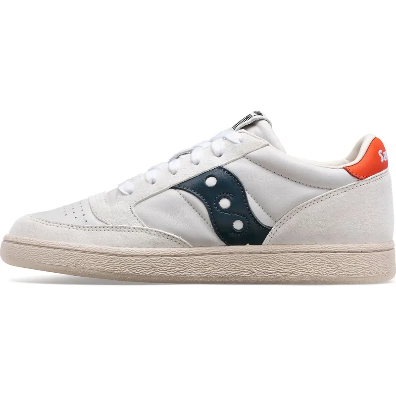 Saucony Jazz Court Premium White / White / Blue (S70671-1)