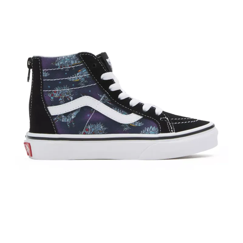 VANS Sk8-hi Zip Kinderschoenen Blauw (VN0005VSBES)