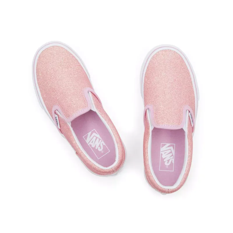 VANS Classic Slip-on Glitter Kinderschoenen Roze (VN0005WWPNK)