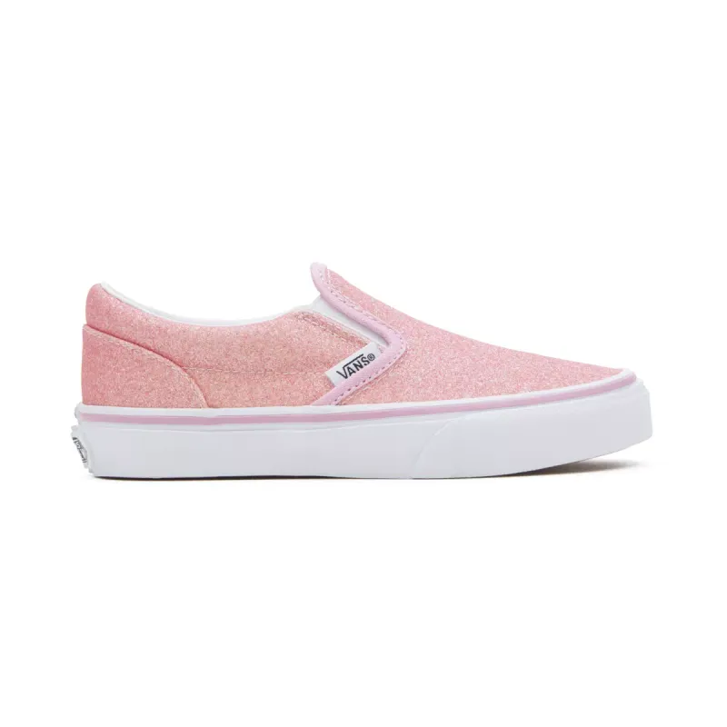 VANS Classic Slip-on Glitter Kinderschoenen Roze (VN0005WWPNK)