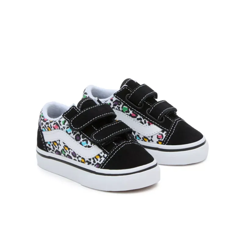 VANS Old Skool Glitter Met Klittenband Zwart (VN0009RCBMV)
