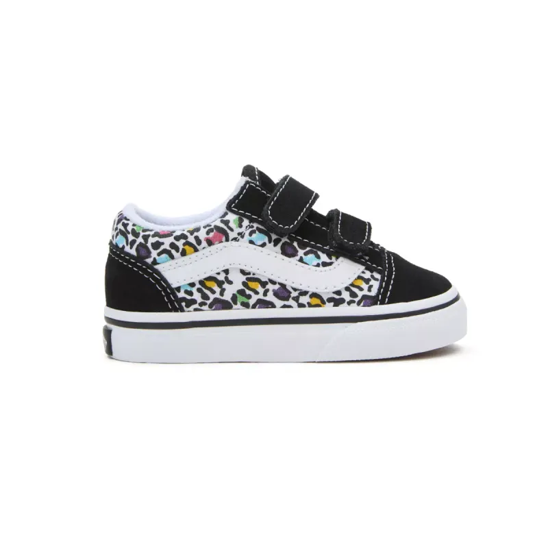 VANS Old Skool Glitter Met Klittenband Zwart (VN0009RCBMV)