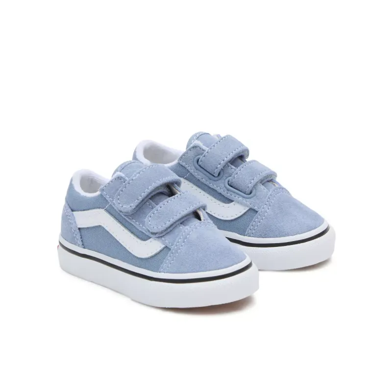 VANS Old Skool Met Klittenband Blauw (VN0009RCDSB)