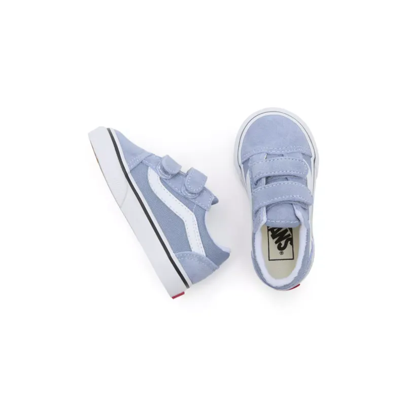 VANS Old Skool Met Klittenband Blauw (VN0009RCDSB)