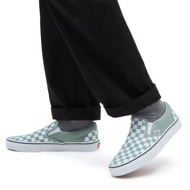 VANS Classic Slip-on Checkerboard Wit (VN000BVZCJL)