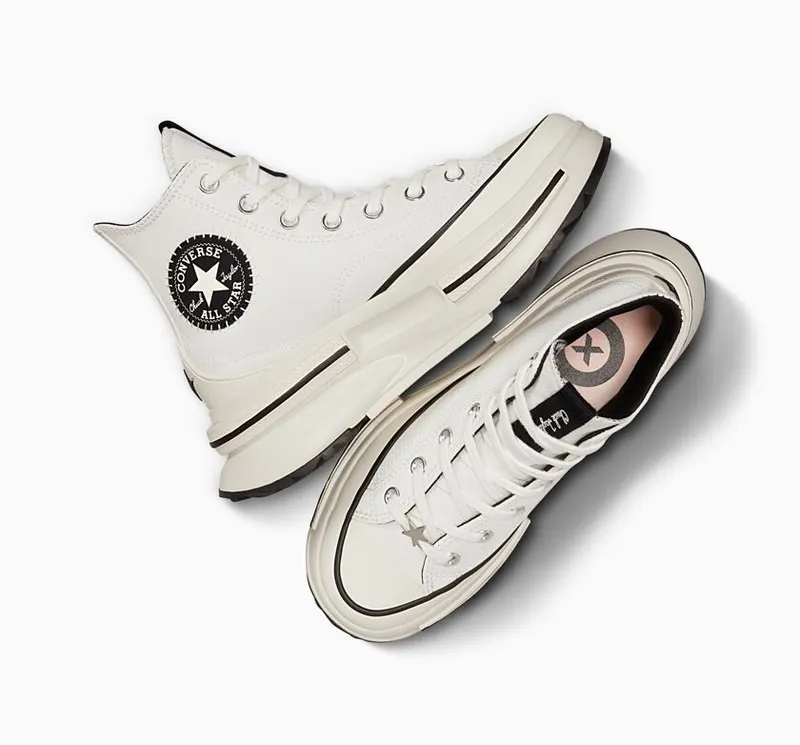 Converse Run Star Legacy CX Vintage White/zwart/egret (A07112C)