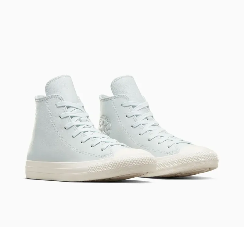 Converse Chuck Taylor All Star Leather Moonbathe/egret/zilver (A07132C)