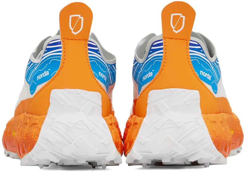 Norda Orange & Blue Ray Zahab Edition ‘norda 001’ Sneakers (NORDA 001 RZ)