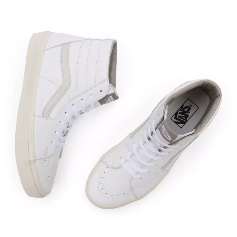 VANS Sk8-hi Van Hoogwaardig Leer Wit (VN000BW7M0J)