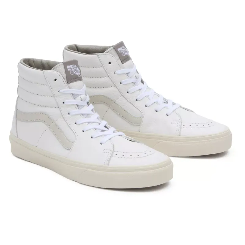 VANS Sk8-hi Van Hoogwaardig Leer Wit (VN000BW7M0J)