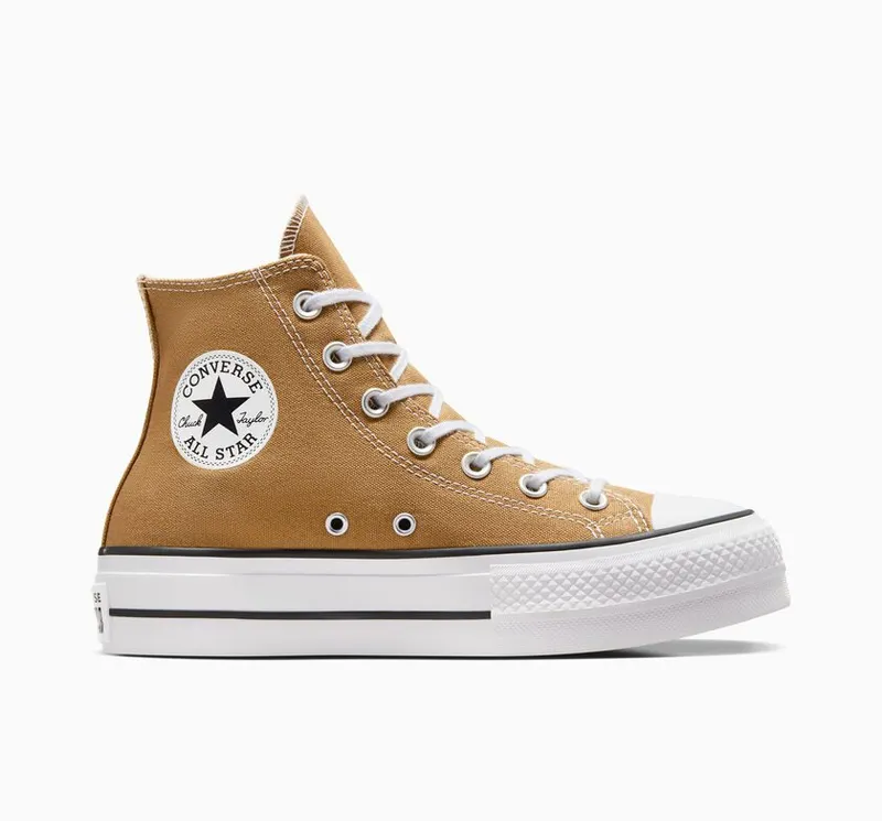 Converse Chuck Taylor All Star Platform Trek Tan/wit/zwart (A07210C)