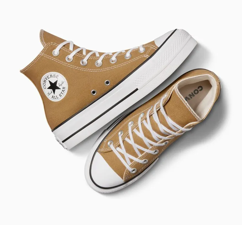Converse Chuck Taylor All Star Platform Trek Tan/wit/zwart (A07210C)