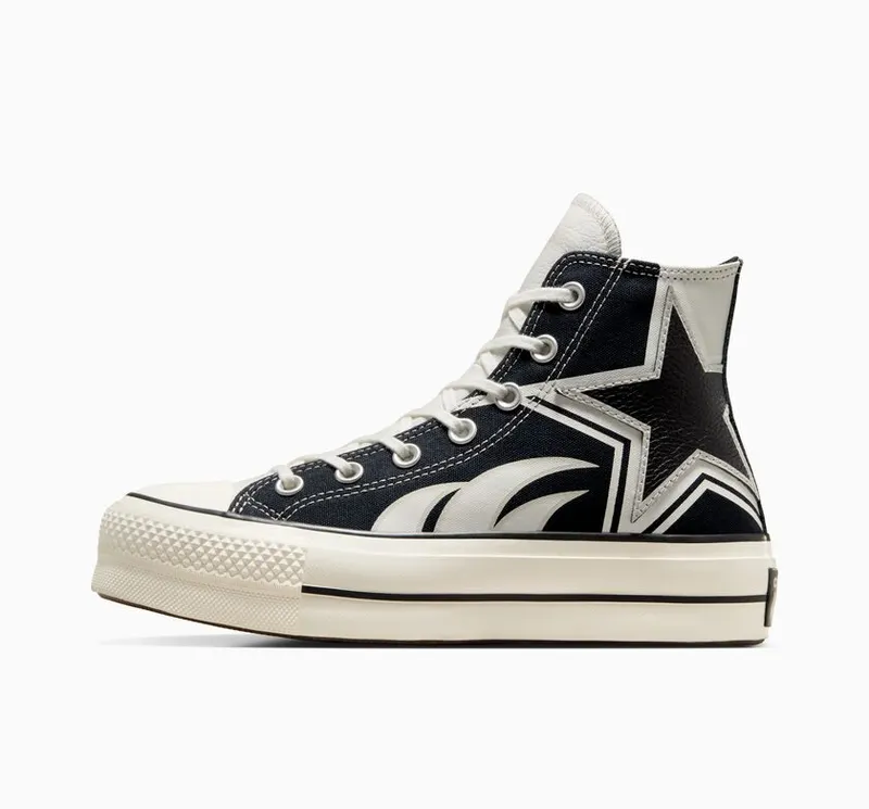 Converse Chuck Taylor All Star Lift Platform Moto Pale Putty/black/egret (A08005C)