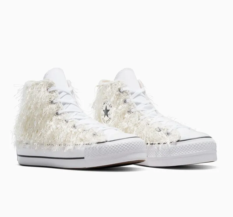 Converse Chuck Taylor All Star Lift Frayed White Frayed (A10227C)