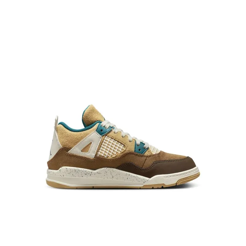 Jordan Brand Jordan 4 Retro ‘ Cacao Wow’ (Preschool) Brown (FB2213-200)