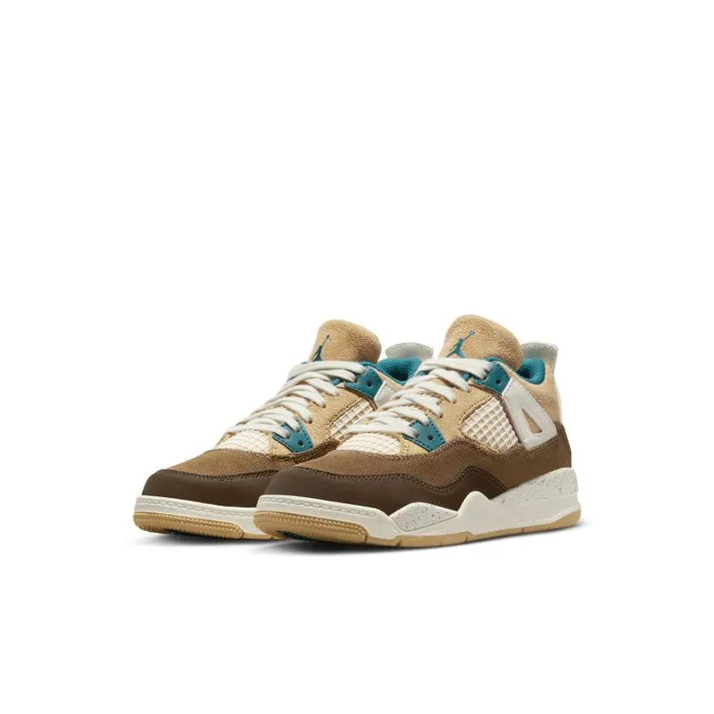 Jordan Brand Jordan 4 Retro ‘ Cacao Wow’ (Preschool) Brown (FB2213-200)