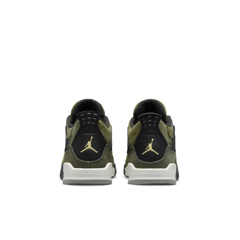 Jordan Brand Jordan 4 Retro ‘Craft’ (Preschool) Green (FB9929-200)