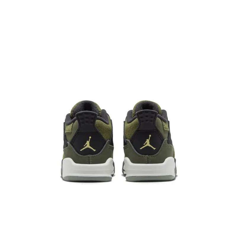 Jordan Brand Jordan 4 Retro ‘Craft’ (Toddler) Green (FB9930-200)