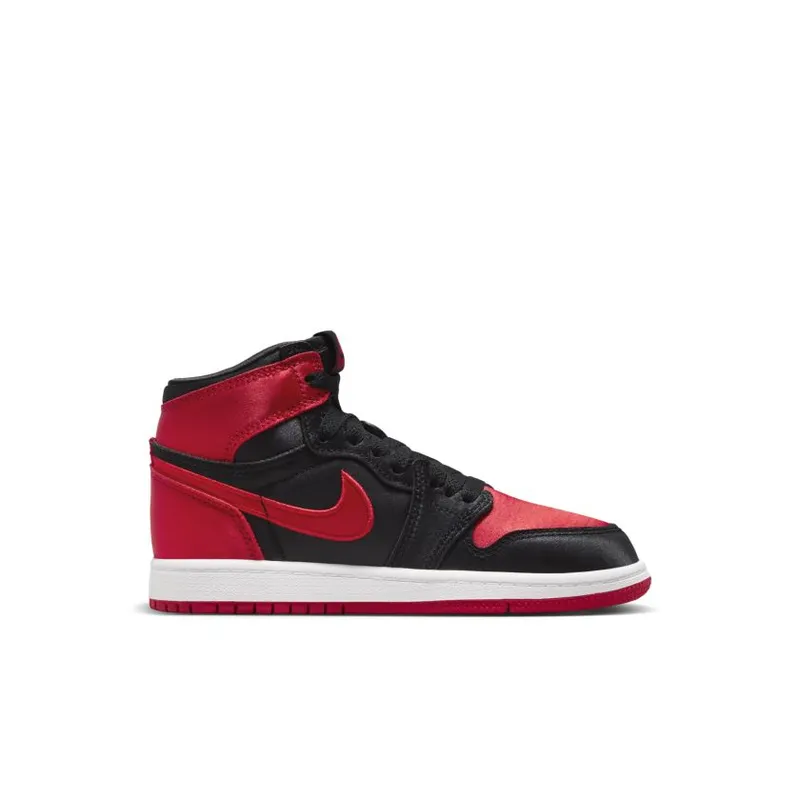 Jordan Brand Jordan 1 Retro High OG ‘Satin Bred’ (Preschool) Black (FD5304-061)