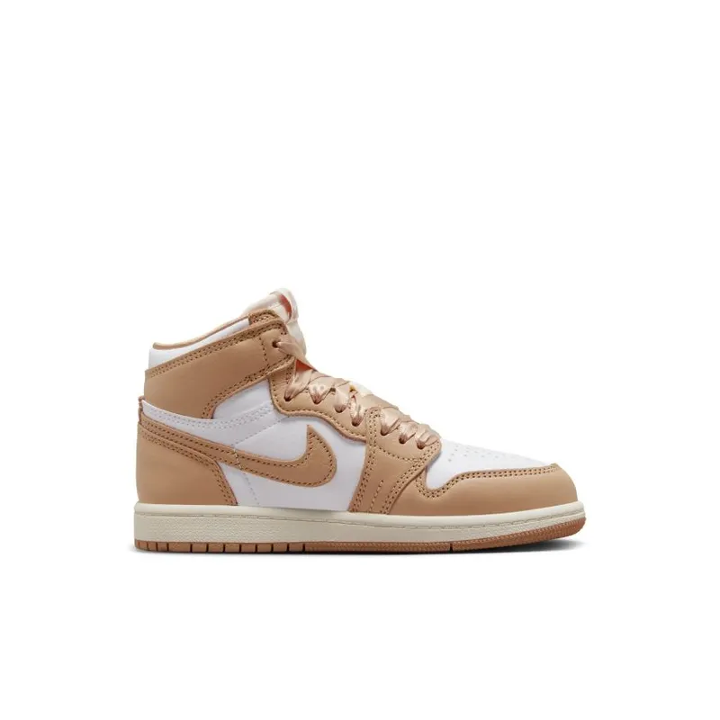 Jordan Brand Jordan 1 Retro High OG ‘Praline’ (Preschool) Yellow (FN6621-201)