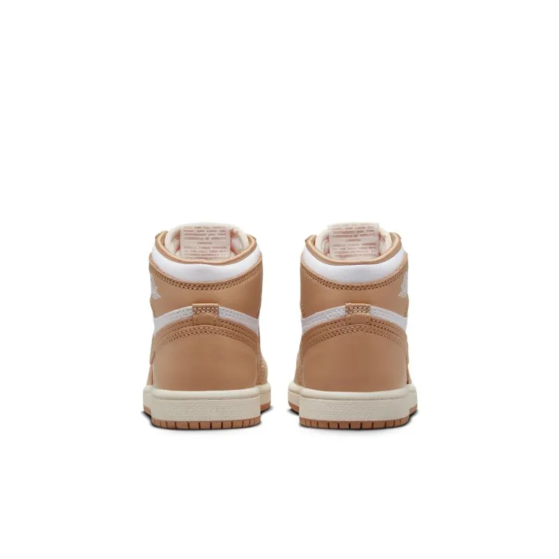 Jordan Brand Jordan 1 Retro High OG ‘Praline’ (Preschool) Yellow (FN6621-201)