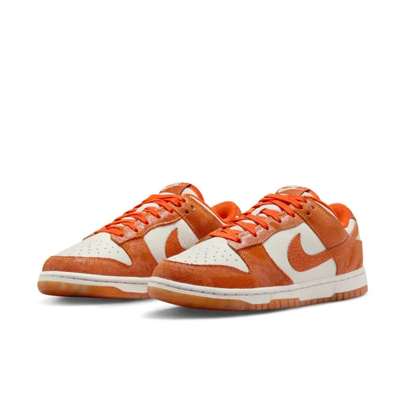 Nike Dunk Low ‘Cracked Orange’ White (FN7773-001)
