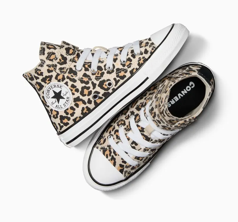 Converse Chuck Taylor All Star Easy On Leopard Driftwood/zwart/wit (A05483C)