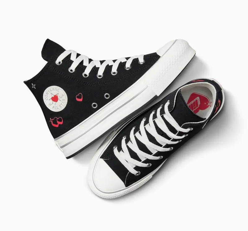 Converse Chuck Taylor All Star EVA Lift Platform Y2K Heart Blauw/vintage White (A09121C)