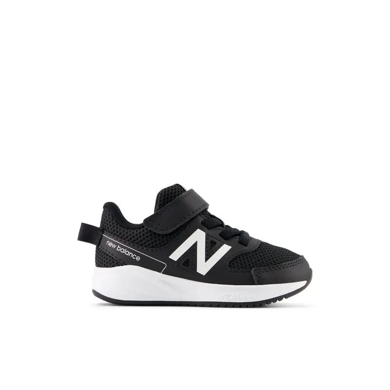 New Balance 570v3 Bungee Lace with Top Strap Black / White (IT570V3-43593)