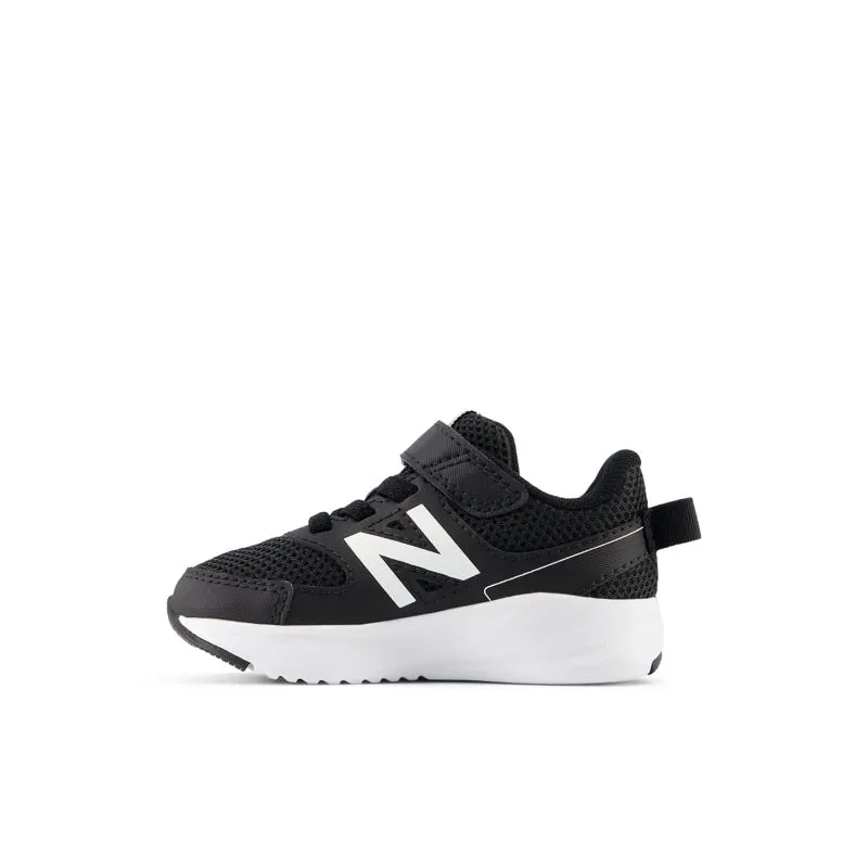 New Balance 570v3 Bungee Lace with Top Strap Black / White (IT570V3-43593)