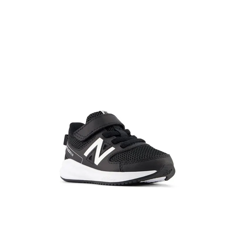 New Balance 570v3 Bungee Lace with Top Strap Black / White (IT570V3-43593)