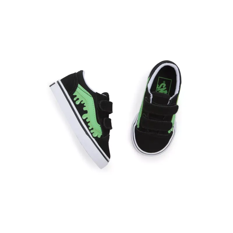 VANS Old Skool Met Klittenband Zwart (VN000CPZYJ7)