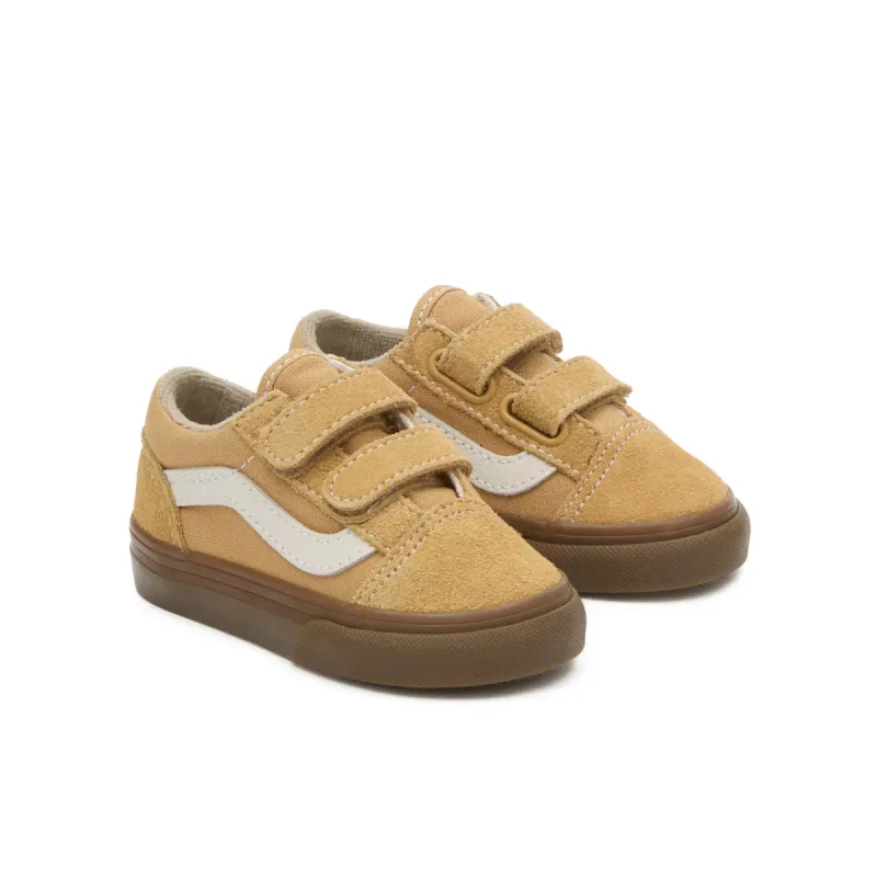 VANS Old Skool Met Klittenband Bruin (VN000CRW5QJ)